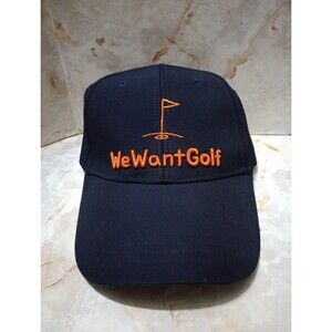 We Want Golf Strapback Hat NEW